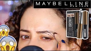 Cejas tatuadas Tattoo Brow de Maybelline Review [upl. by Layne]