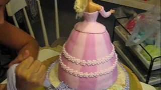 Barbie Princess cake for Batrisya age 6 [upl. by Guthrie31]