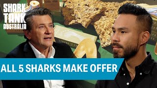 Rollercoaster Pitch All 5 Sharks Make An Offer To Stryda Entrepreneur  Shark Tank Australia [upl. by Link]