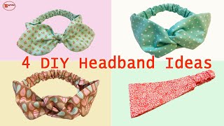 DIY HEADBAND IDEAS  HOW TO MAKE HEADBAND  HEADBAND TUTORIAL  EASY TO SEW PROJECTS [upl. by Aerdnael392]