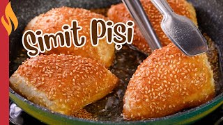 Simit Pişi Tarifi ✅ Yağ Çekmeden Puf Puf Kabaran Pişiler 💯 [upl. by Fraze]