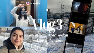 A day in the life of an Indian Masters student in Munich Germany  LMU  TUM [upl. by Boyden]