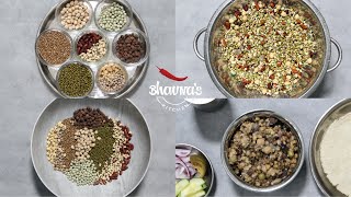 IP How to Sprout Legumes  Mixed Beans amp Lentils Nori Nem Vadhu Food Video Recipe Bhavnas Kitchen [upl. by Wilde537]