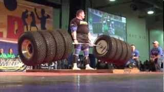 New World Record Deadlift 1155 pounds Worlds Strongest Man [upl. by Adnwahsal]