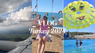 White City Resort  All Inclusive  Turkey Vlog Part 1  Beach  Parasailing  Party [upl. by Anamuj]