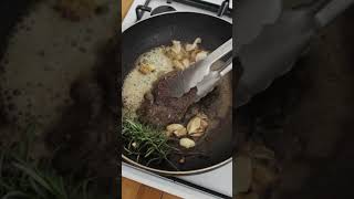 Ostrich Steak Cooking with Ostrich shorts [upl. by Aniroc]