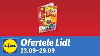 Ofertele saptamanii la Lidl • 23  29 Septembrie 2024 [upl. by Anertac]