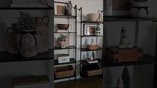 Lets decorate my living room shelves for Christmas christmas2024 decoratewithme [upl. by Camfort]