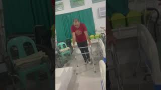 Use Of Walker 3 point Gait Tesda HC NC 2 tesdatraining [upl. by Ayet]