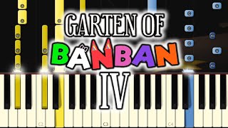 Garten of Banban 4 Official Trailer Music [upl. by Nedla]