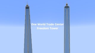 One World Trade CenterFreedom Tower  Minecraft Recreation [upl. by Yim]