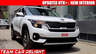 Kia Seltos HTK Plus 2021  Detailed Review with On Road Price  Seltos 2020  Petrol  Diesel  AT [upl. by Baron980]