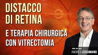 Distacco di retina e terapia chirurgica con vitrectomia [upl. by Notle]