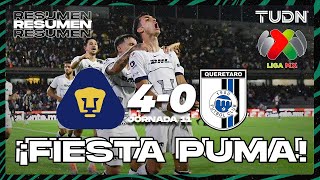 Resumen y goles  Pumas 40 Querétaro  AP2023J11  Liga Mx  TUDN [upl. by Josi]