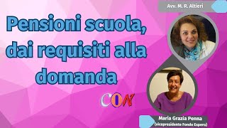 Pensioni scuola dai requisiti alla domanda [upl. by Cly872]