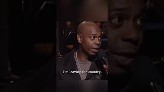 Dave Chappelle 🇺🇸 TRUMP gave me Money 💰 to stay in USA🎙 Comedy Shorts DaveChappelle Trump [upl. by Yleen]