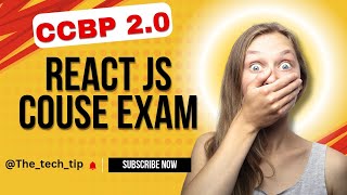 REACT JS  COURSE EXAM  CCBP 20  MCQS  Nxt Wave  ReactJS Full Course Exam  Frontend Develop [upl. by Link]