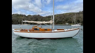 Buchanan East Anglian Sloop Aracen  Classic wooden sailing yacht for sale [upl. by Lehte]