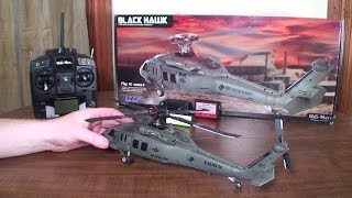 HeliMax  Black Hawk  Review and Outdoor Flight [upl. by Yotal]