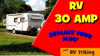 RV 30 amp replacement plug [upl. by Tyra]