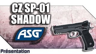 CZ 75 SP01 Shadow  ASG Présentation  Review  Airsoft FR  EN subs  Gun Evasion [upl. by Esej563]