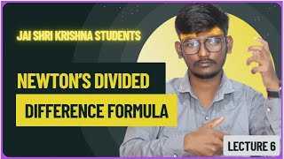 NEWTONS DIVIDED DIFFERENCE FORMULAPSNM by Chirag Solanki [upl. by Nilrev]