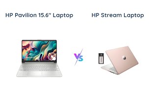 HP Pavilion vs HP Stream Laptop Comparison 🆚💻 [upl. by Billmyre70]