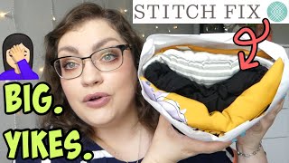 WELL THAT WAS AWFUL  Stitch Fix Unboxing  TryOn Haul PLUS SIZE 24 [upl. by Hailahk664]