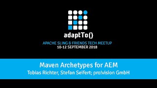 Maven Archetypes for AEM amp Cloud Deployment [upl. by Nnylamme895]