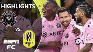 🚨 LIONEL MESSI amp INTER MIAMI WIN LEAGUES CUP 🚨  Full Game Highlights [upl. by Anirrehs]