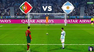 Argentina VS Portugal March Penaltyshortout Messi VS Ronaldo Penalty Short playoffgaming cr7 [upl. by Nauq113]