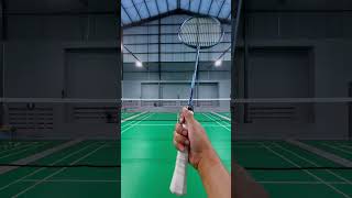 CARA PEGANG RAKET BADMINTON AGAR PUKULAN KALIAN SOLID kakakbadminton [upl. by Christoper]