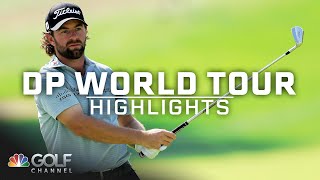 DP World Tour Highlights 2024 Dubai Desert Classic Round 3  Golf Channel [upl. by Bryn]