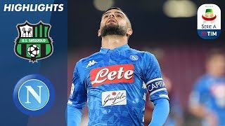 Sassuolo 11 Napoli  Late Insigne Goal Rescues Point for Napoli  Serie A [upl. by Ama820]