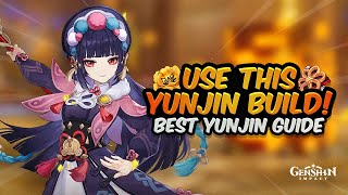 COMPLETE YUN JIN GUIDE Best Yun Jin Build  Artifacts Weapons amp Teams  Genshin Impact [upl. by Anan]