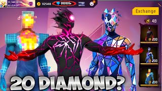 20 DIAMOND ONLY😍 I GOT ALL BUNDLE IN NEW SUPERHERO EVENT FREE FIRE  FREE FIRE NEW RING EVENT [upl. by Winstonn]