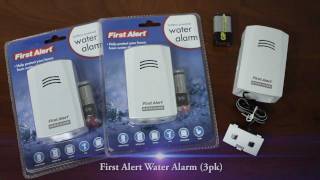 First Alert Water Alarm unboxing and demo [upl. by Ecinad]