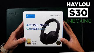 UNBOXING HEADPHONE HAYLOU S30 PRO [upl. by Coreen580]