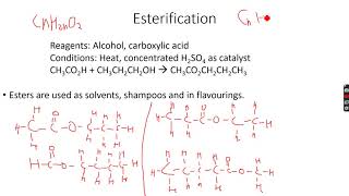 ASLevel Chemistry Alcohols Esters and Carboxylic Acids Part 17 [upl. by Anitrebla]