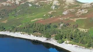 Dramatic views of Haweswater Reservoir from the air [upl. by Sussna752]