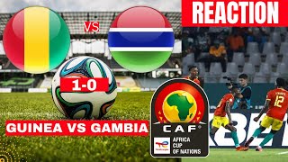 Guinea vs Gambia 10 Live Stream Africa Cup of Nations AFCON Football Match Score Highlights 2024 [upl. by Drannel]