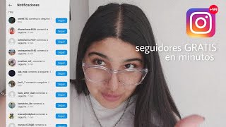 Seguidores GRATIS en MINUTOS para Instagram 2022  FUNCIONA  sin banneos [upl. by Lizabeth]