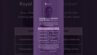 Elevate your trading game this September with RCG Markets rcgmarkets [upl. by Delia806]