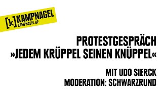 Protestgespräch mit Udo Sierck »Jedem Krüppel seinen Knüppel« [upl. by Ahsir109]