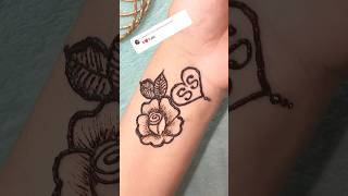 Beautiful henna tattoo ❤️ mehndi henna hennatattoo shorts viralvideo [upl. by Ginsburg]