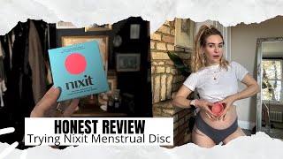 REVIEWING THE NIXIT PERIOD MENSTRUAL DISC [upl. by Lrub]