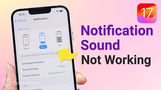 iOS 17 How to Change Notification Sound On iPhone InstagramWhatsApp Notification Not Working） [upl. by Salomi603]