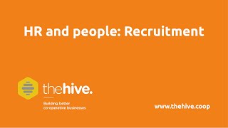 HR recruitment amp resourcing  wwwthehivecoop [upl. by Krispin]