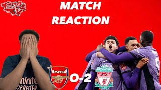 Arsenal 02 Liverpool  Troopz Match Reaction  We Dont Need A Striker Though Do We [upl. by Llirpa]