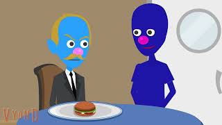 Grover Serves A Big Burger Waiter Grover A Vyond Video First Video of 2022 [upl. by Kappenne673]